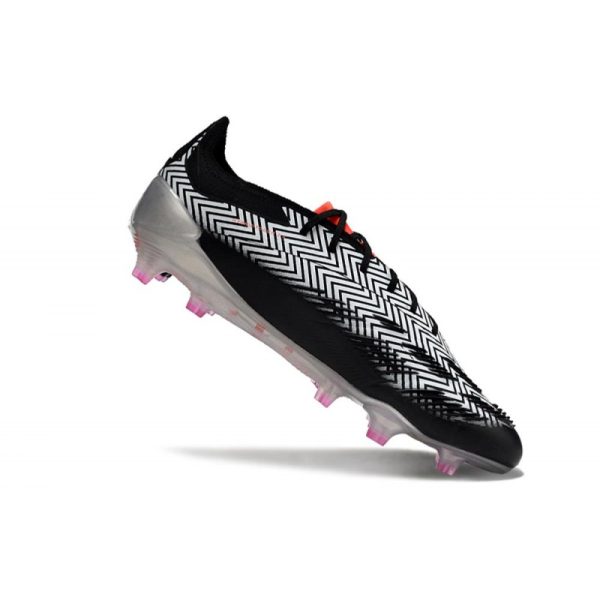 adidas Predator Elite FG Chaussure Noir Blanc Orange