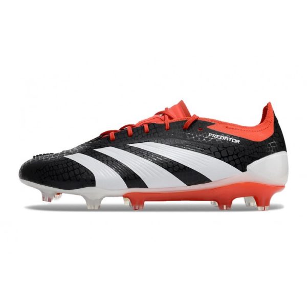 adidas Predator Elite FG Chaussure Noir Blanc Rouge
