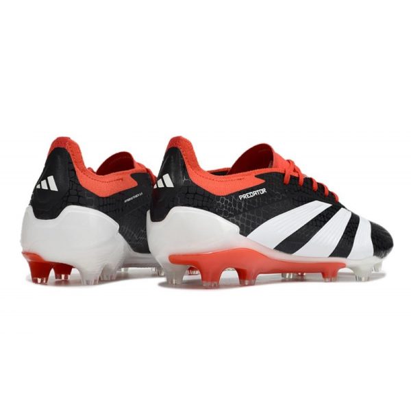 adidas Predator Elite FG Chaussure Noir Blanc Rouge
