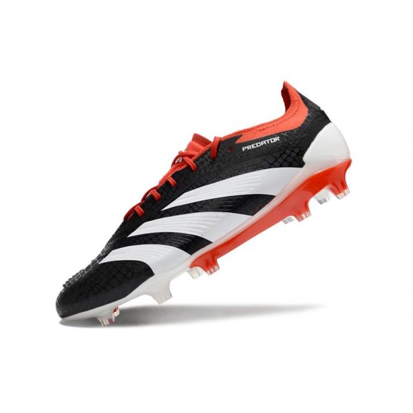 adidas Predator Elite FG Chaussure Noir Blanc Rouge