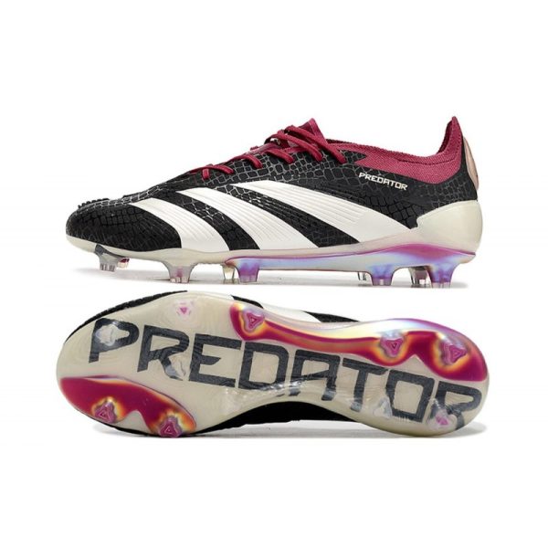 adidas Predator Elite FG Chaussure Noir Blanc Violeta