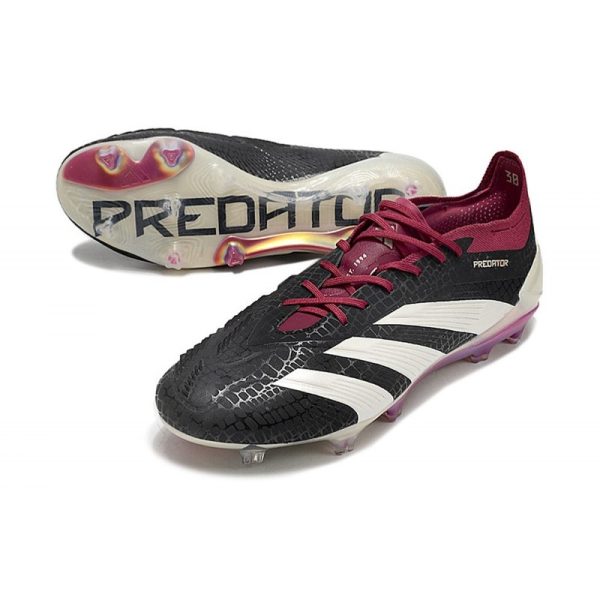 adidas Predator Elite FG Chaussure Noir Blanc Violeta