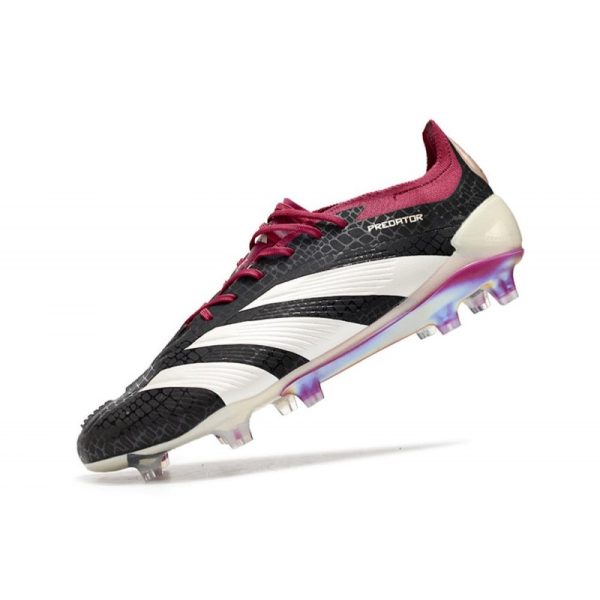 adidas Predator Elite FG Chaussure Noir Blanc Violeta