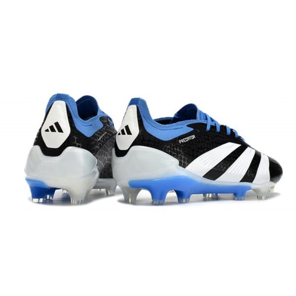 adidas Predator Elite FG Chaussure Noir Bleu Blanc