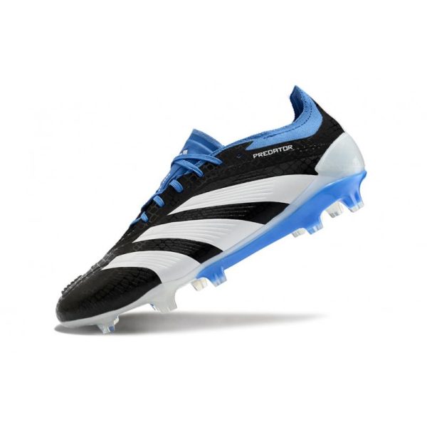 adidas Predator Elite FG Chaussure Noir Bleu Blanc