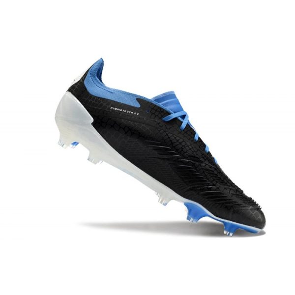 adidas Predator Elite FG Chaussure Noir Bleu Blanc