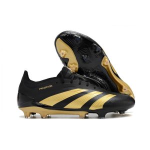 Chaussures de foot adidas Predator Elite FG Chaussure Noir Or