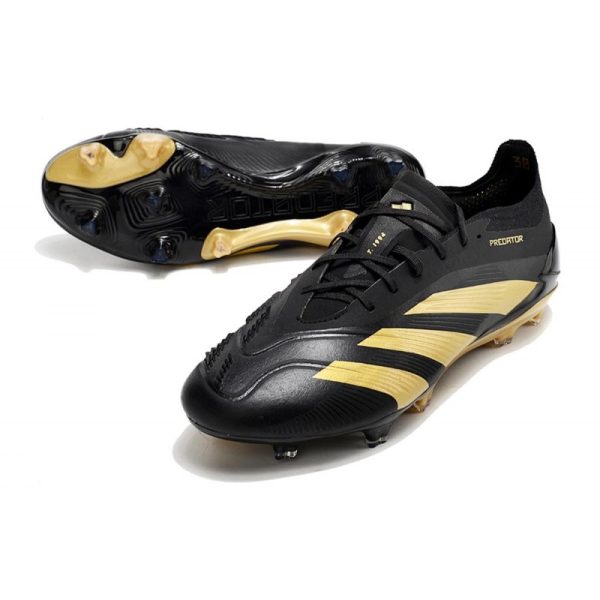 adidas Predator Elite FG Chaussure Noir Or