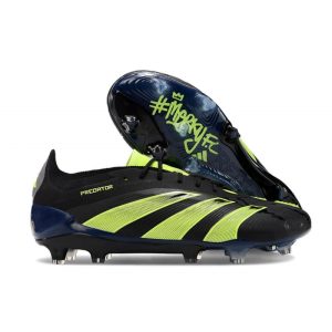 Chaussures de foot adidas Predator Elite FG Noir Vert