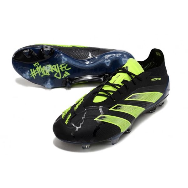 adidas Predator Elite FG Chaussure Noir Vert