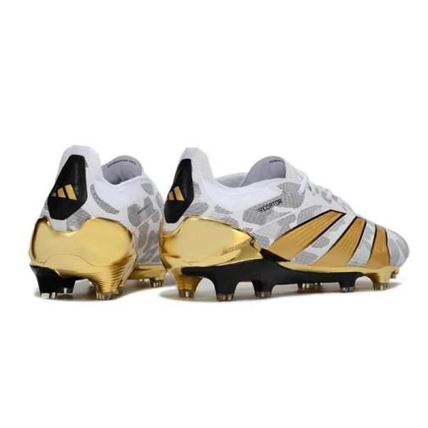 adidas Predator Elite FG Chaussure Or Blanc Noir