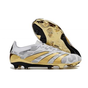 adidas Predator Elite FG Chaussure Or Blanc Noir