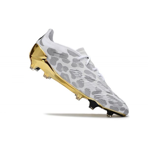 adidas Predator Elite FG Chaussure Or Blanc Noir