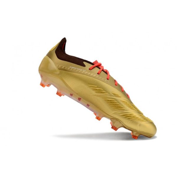 adidas Predator Elite FG Chaussure Or Rouge Blanc