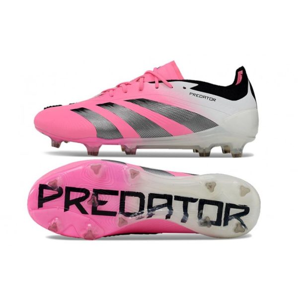 adidas Predator Elite FG Chaussure Rose Blanc Bleu