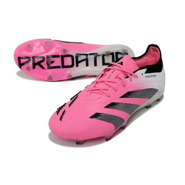 adidas Predator Elite FG Chaussure Rose Blanc Bleu