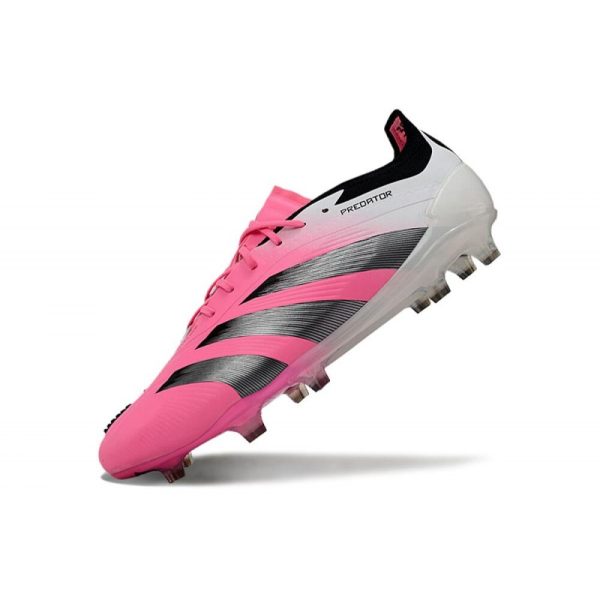 adidas Predator Elite FG Chaussure Rose Blanc Bleu