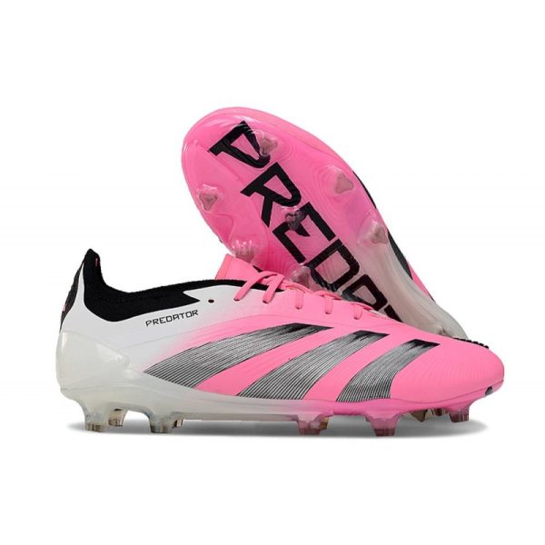 Chaussures de foot adidas Predator Elite FG Rose Blanc Bleu