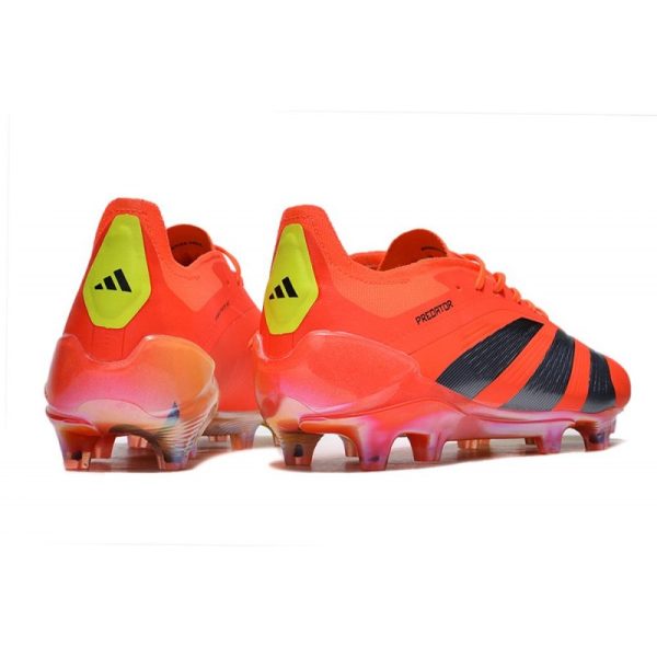 adidas Predator Elite FG Chaussure Rouge Noir Jaune