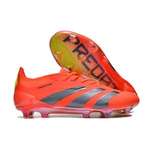 Chaussures de Football adidas Predator Elite FG Chaussure Rouge Noir Jaune