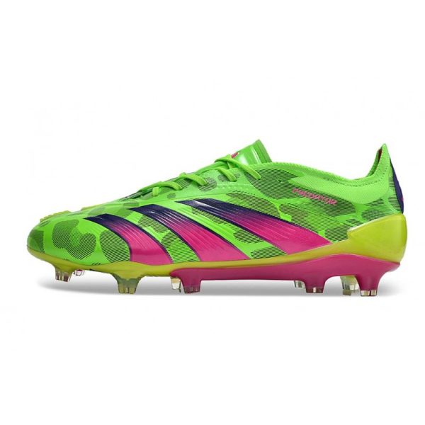 adidas Predator Elite FG Chaussure Vert Solaire Equipe Jaune Choc Equipe Citron Lucide