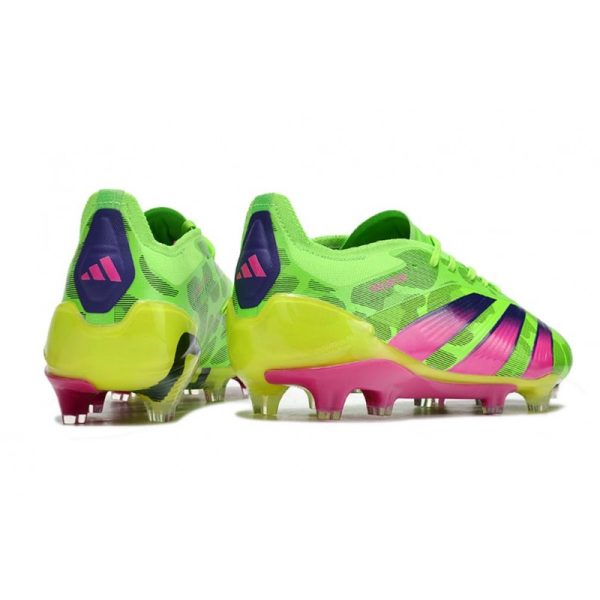adidas Predator Elite FG Chaussure Vert Solaire Equipe Jaune Choc Equipe Citron Lucide