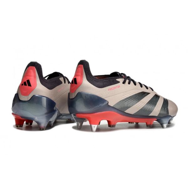 adidas Predator Elite FG Platin Métallique Noir Aurore Carbone