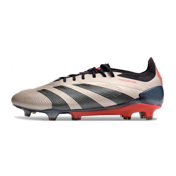 adidas Predator Elite FG Platin Métallique Noir Aurore Carbone
