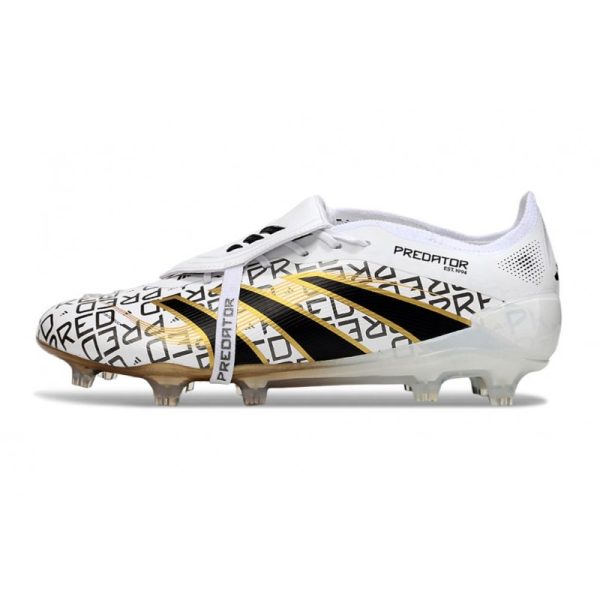 adidas Predator Elite FT 25 FG Blanc Noir Or Mét
