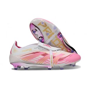 Chaussures de foot adidas Predator Elite FT 25 FG Rose Blanc