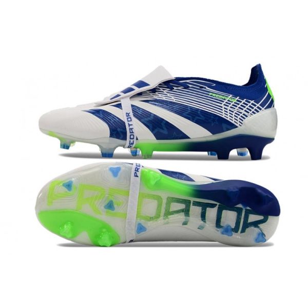adidas Predator Elite FT FG Chaussures Blanc Bleu Vert