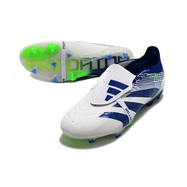 adidas Predator Elite FT FG Chaussures Blanc Bleu Vert