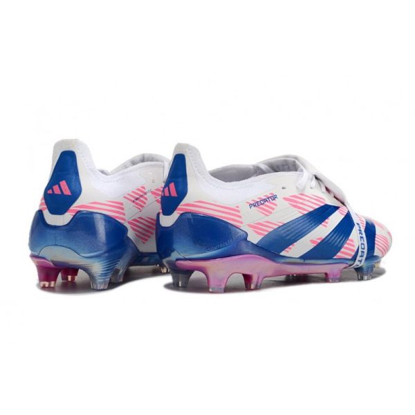 adidas Predator Elite FT FG Chaussures Blanc Ftwr Bleu Solaire Rose Solaire