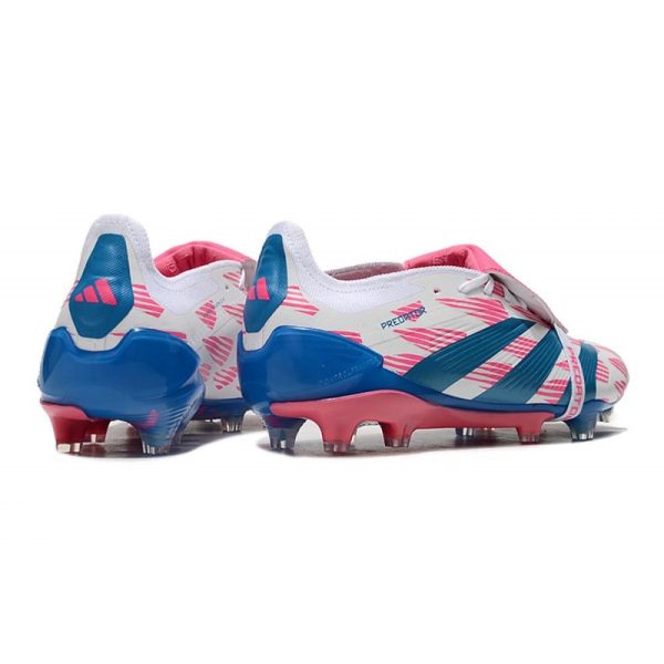 adidas Predator Elite FT FG Chaussures Blanc Ftwr Bleu Solaire Rose Solaire