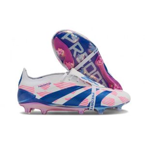 Chaussures de foot adidas Predator Elite FT FG Blanc Ftwr Bleu
