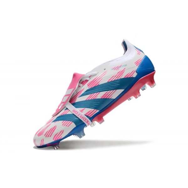 adidas Predator Elite FT FG Chaussures Blanc Ftwr Bleu Solaire Rose Solaire