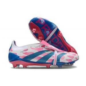 adidas Predator Elite FT FG Chaussures Blanc Ftwr Bleu Solaire Rose Solaire