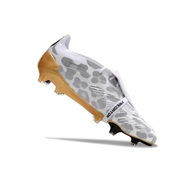 adidas Predator Elite FT FG Chaussures Blanc Noir Or Mét