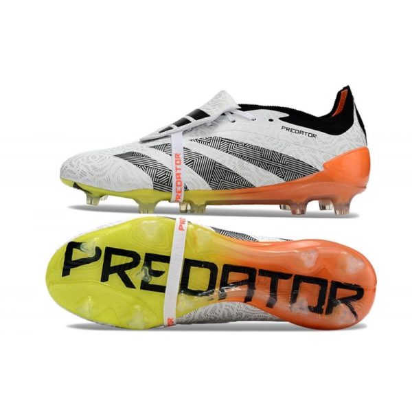 adidas Predator Elite FT FG Chaussures Blanc Noir Orange
