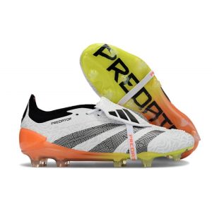 Chaussures de foot adidas Predator Elite FT FG Blanc Noir Orange