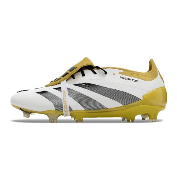 adidas Predator Elite FT FG Chaussures Blanc Or Argent