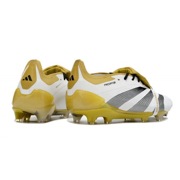 adidas Predator Elite FT FG Chaussures Blanc Or Argent