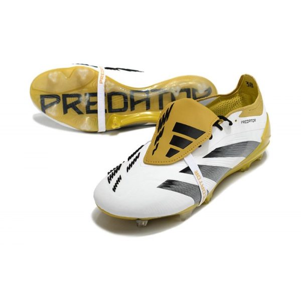 adidas Predator Elite FT FG Chaussures Blanc Or Argent