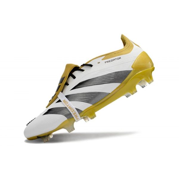 adidas Predator Elite FT FG Chaussures Blanc Or Argent