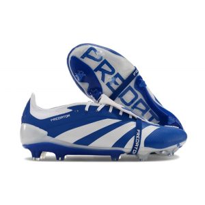 Chaussures de foot adidas Predator Elite FT FG Bleu Blanc