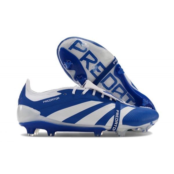 Chaussures de foot adidas Predator Elite FT FG Bleu Blanc