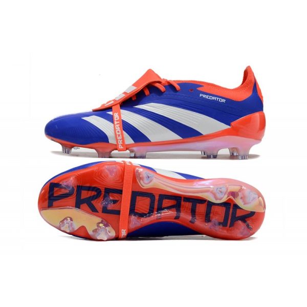 adidas Predator Elite FT FG Chaussures Bleu Blanc Rouge