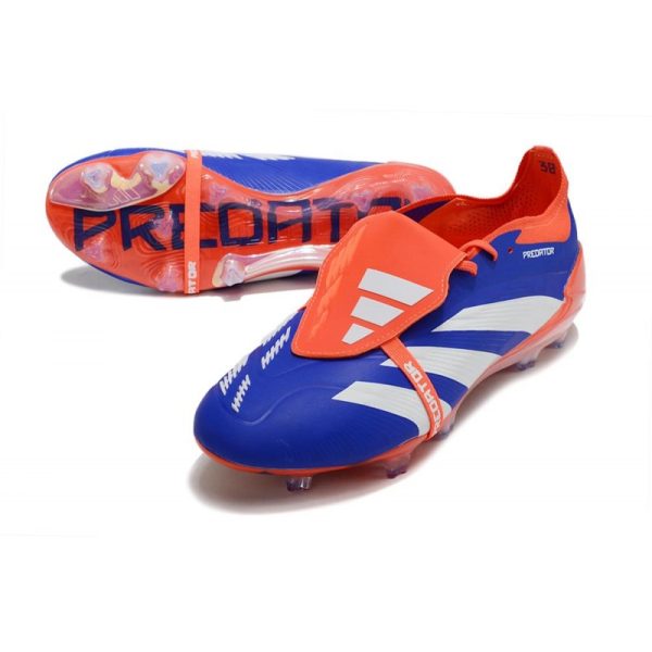 adidas Predator Elite FT FG Chaussures Bleu Blanc Rouge