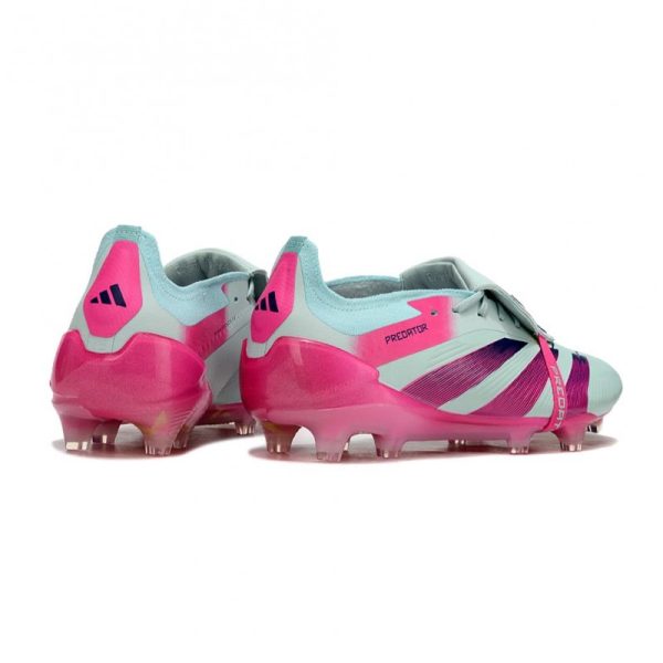 adidas Predator Elite FT FG Chaussures Bleu Très Pâle Rose Lucide Jaune Semi Solaire