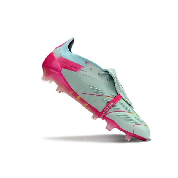 adidas Predator Elite FT FG Chaussures Bleu Très Pâle Rose Lucide Jaune Semi Solaire